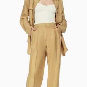 Aritzia - Wilfred Effortless Pant - Linen - sandy beige - size 2 - NWT